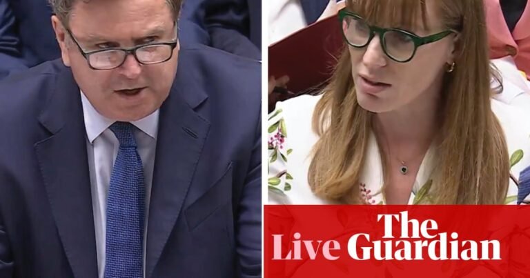 Angela Rayner says vote on welfare bill will go ahead on Tuesday as she faces Mel Stride at PMQs – UK politics live | Politics