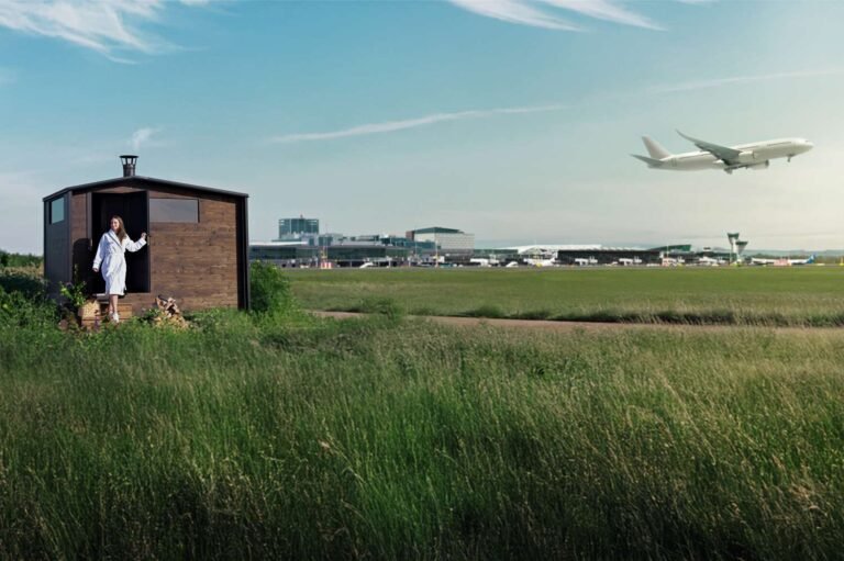 Helsinki Airport Built the World's First Runway Sauna