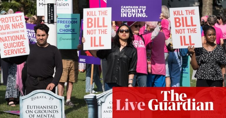 MPs debate assisted dying bill ahead of crunch vote – UK politics live | Politics
