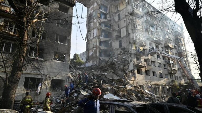 New 'massive' Russian drone attack kills at least five people in Kyiv, says Ukraine