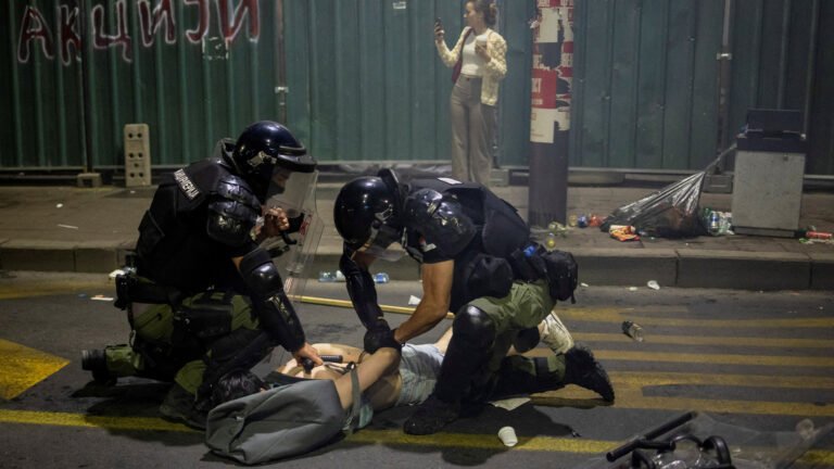 Police clash with protesters in Serbia as tens of thousands demand election | Protests