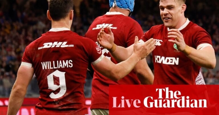 Western Force v British & Irish Lions: rugby union – live | Rugby union