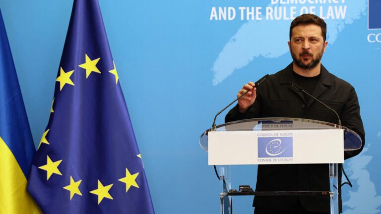 Zelensky and Council of Europe rights body sign accord for Ukraine war tribunal