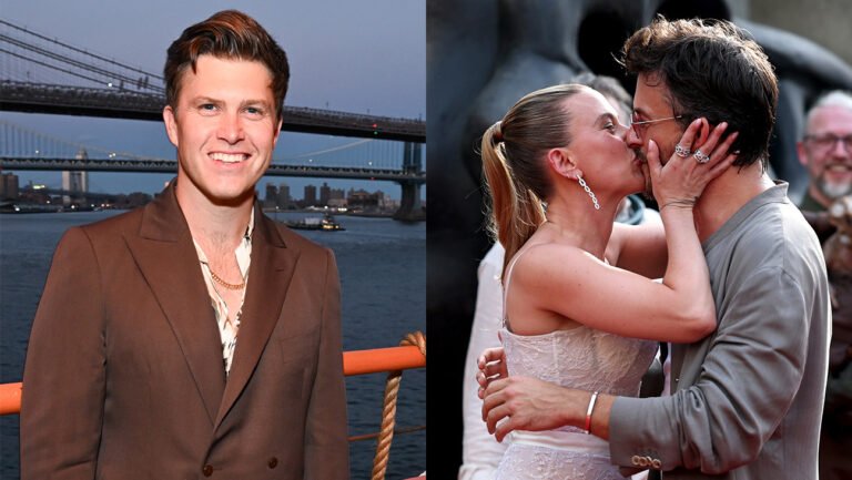 Colin Jost Scarlett Johansson Jonathan Bailey