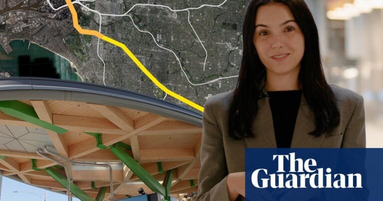 Eight storeys beneath Melbourne: first look inside the city's new metro stations – video | Rail travel