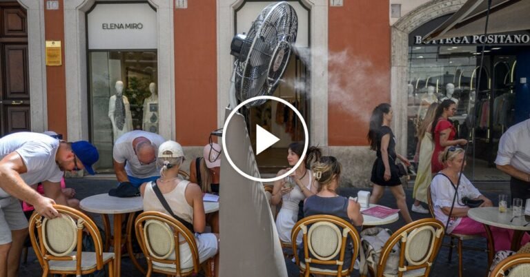 Europe’s Heat Wave Persists, Moving Eastward