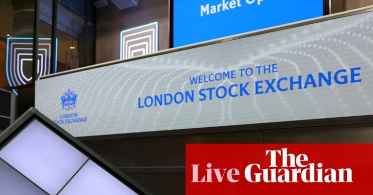 FTSE 100 share index hits record high; four people arrested over UK cyber-attacks – business live | Business