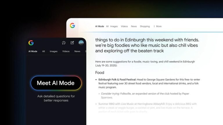 Google Search's AI Mode is rolling out in the UK