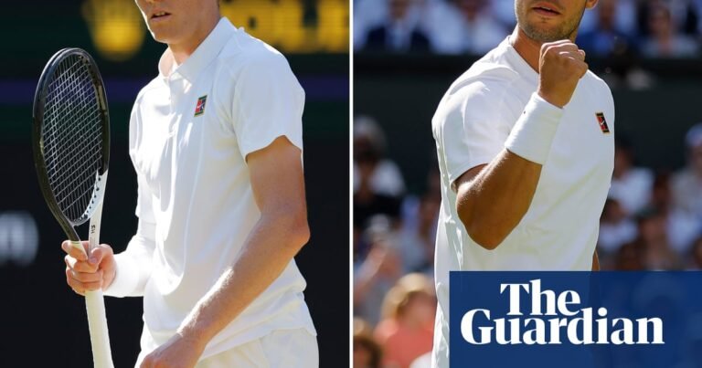 Jannik Sinner seeks instant revenge in latest instalment of rivalry with Carlos Alcaraz | Wimbledon 2025