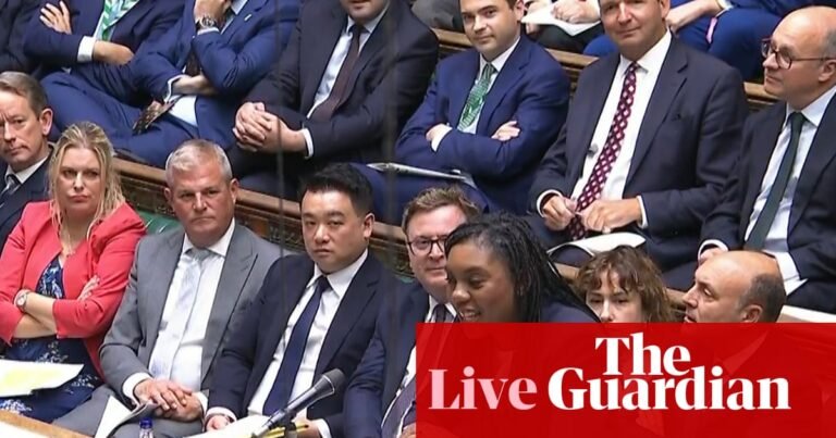 Kemi Badenoch to reshuffle shadow cabinet with James Cleverly set to return to Tory front bench – UK politics live | Politics
