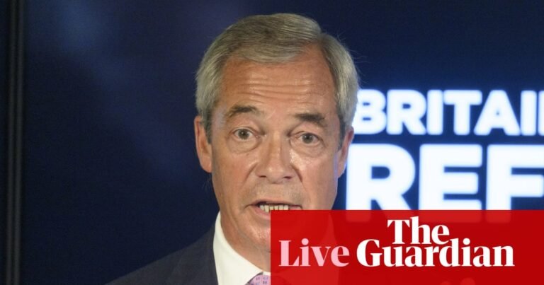 Labour says Farage’s plan to repeal Online Safety Act shows he is siding with ‘extreme pornographers’ over children – UK politics live | Politics