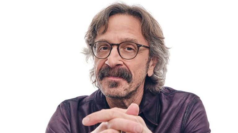 A head shot of Marc Maron.
