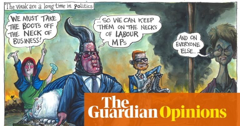 Martin Rowson on ructions in the Labour party – cartoon