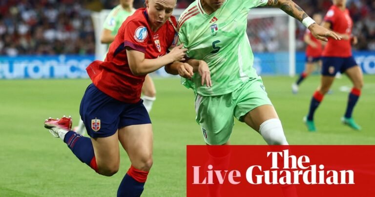 Norway v Italy: Women’s Euro 2025 quarter-final – live | Women’s Euro 2025