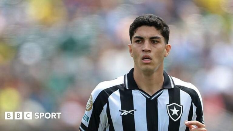 Jair Cunha in action for Botafogo at the Club World Cup
