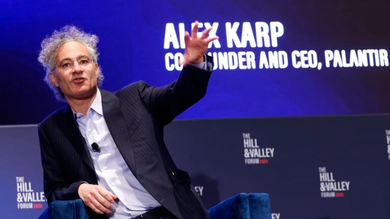 Palantir jumps to all-time high, becomes 20th most valuable U.S. firm