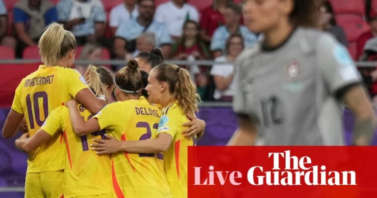 Portugal v Belgium: Women’s Euro 2025 – live | Women’s Euro 2025