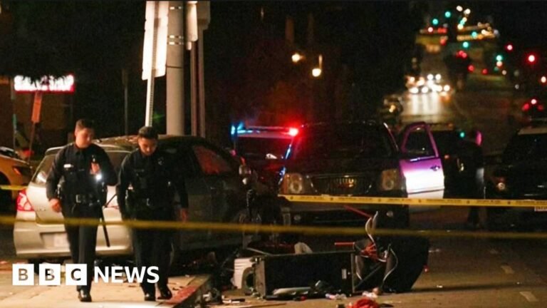 Several critically injured after vehicle driven into crowd