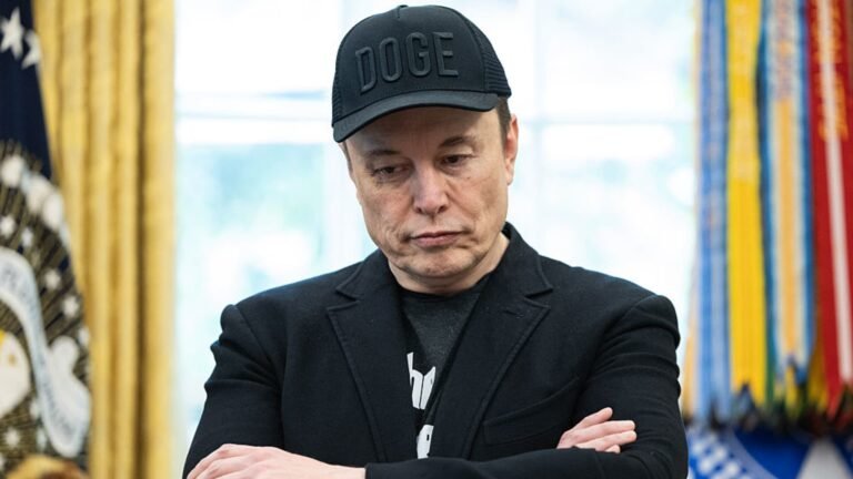 Tesla shares drop 8% after auto sales plunge again