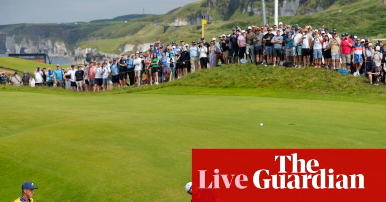 The Open 2025: McIlroy and chasing pack try to catch Scheffler on final day – live | The Open
