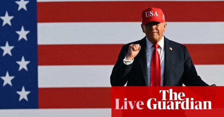 Trump celebrates tax bill passing, UK electric car sales rise – business live | Stock markets