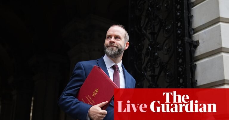 UK government ‘deeply committed’ to the recognition of Palestine as a state, says minister – UK politics live | Politics
