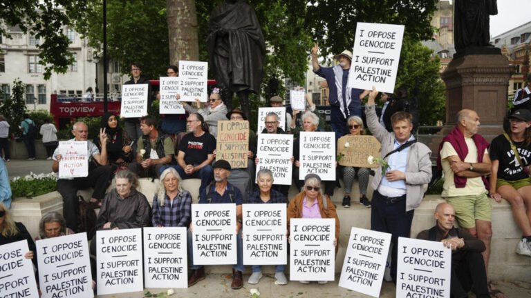 UK police arrest supporters of banned Palestine Action group at London protest
