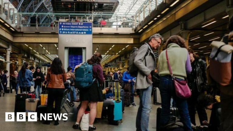 Eurostar passengers told to 'postpone' journeys to and from Paris