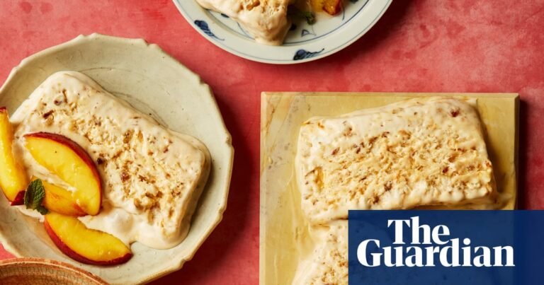 Helen Goh’s recipe for honey and almond semifreddo with nectarines | Food