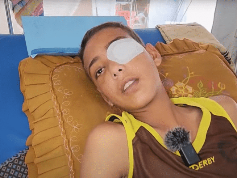 Israel forces shoot Palestinian boy in eye at aid site amid Gaza starvation | Israel-Palestine conflict News