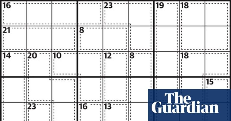 Killer sudoku 982 | Life and style