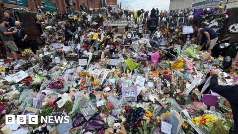 Man charged with theft of Ozzy Osbourne tribute flowers in Birmingham