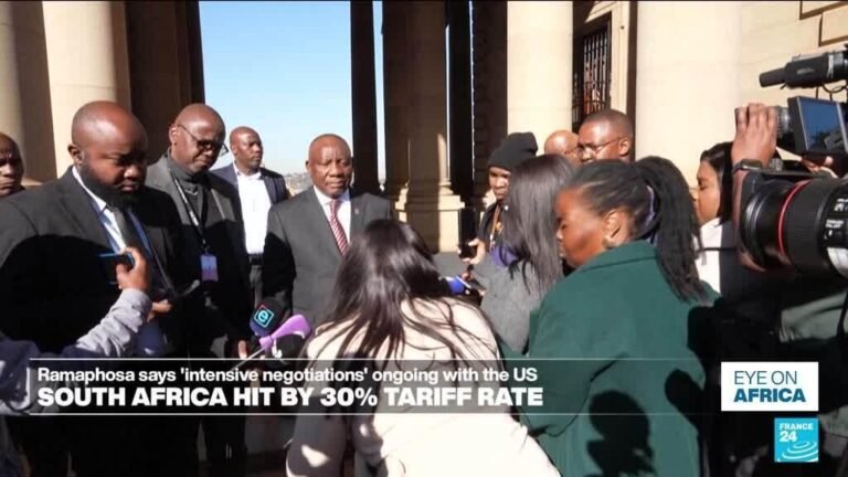 South Africa in 'intensive negotiations' with the US over tariffs