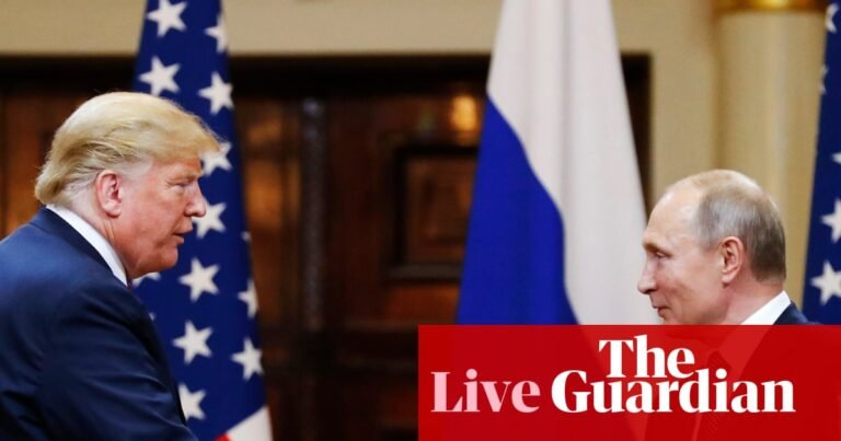Trump says he will meet Vladimir Putin in Alaska next Friday – US politics live | Republicans