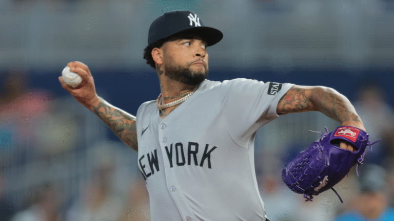 Yankees swept by Marlins for first time in franchise history as Luis Gil struggles in season debut