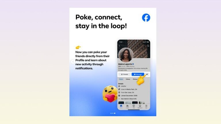 21 years later, Meta still hasn't given up on the Facebook 'poke'