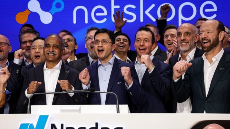 Netskope soars 18% on first trading, reaches $8.6 billion market cap