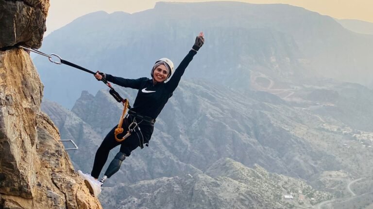 On a Cliffside in Oman, Para-Athlete Zainab Al-Eqabi Finds Her Freedom