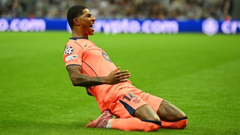 Rashford, Barcelona down Newcastle to win their Champions League opener | Football News